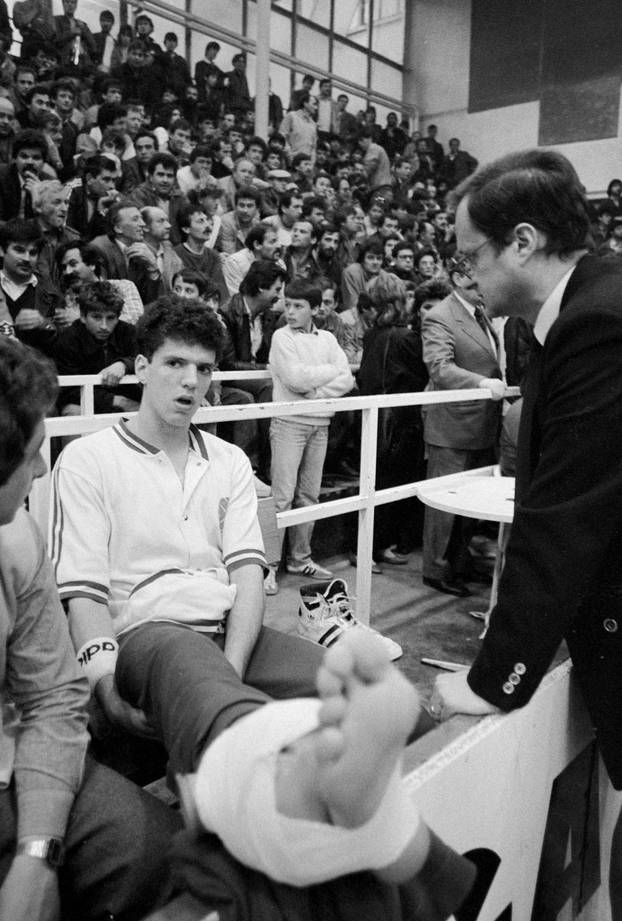 Druga utakmica finala play-offa Prvenstva Jugoslavije 1986. godine, KK Cibona - KK Zadar