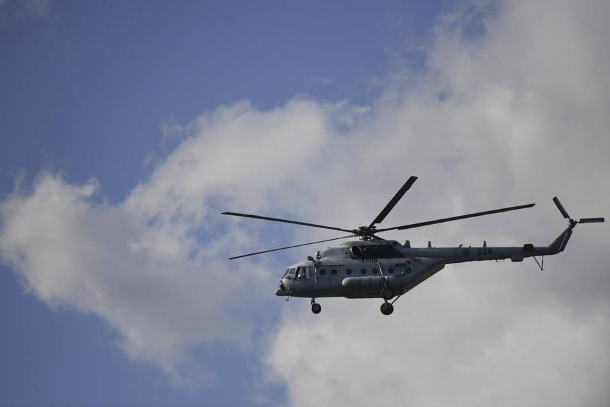 Zagreb: Generalna proba svečanog vojnog mimohoda - zračne snage 