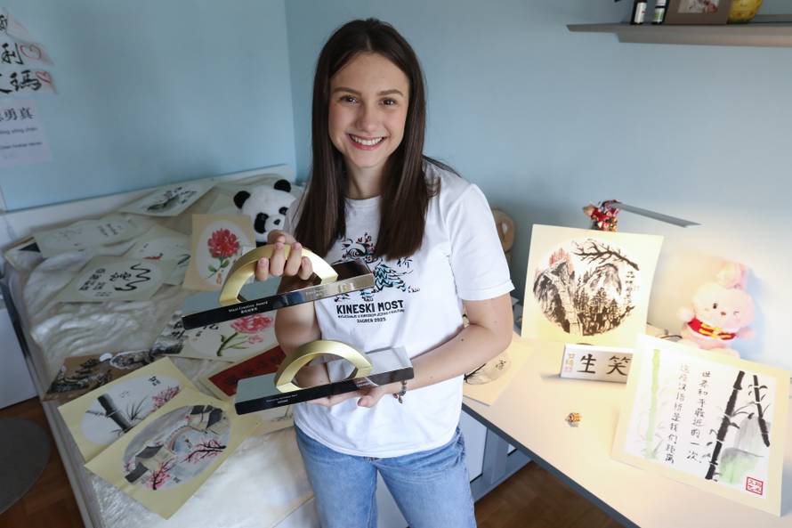 Samobor: Ema Dujmović (13)  sudjelovala na natjecanju iz kineskog jezika u Kini