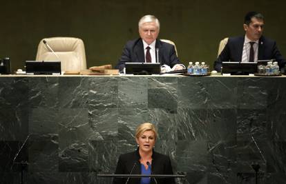 Počela riječima malog Lovre: Govor predsjednice u UN-u