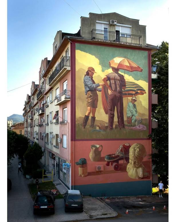 FOTO Grad pretvoren u galeriju: Pogledajte predivne murale na kućama i zgradama u Čačku