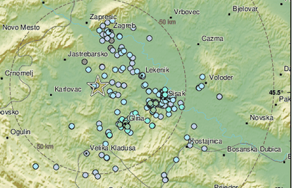 Dva potresa jača od 3 Richtera uznemirila Baniju:  'Dugo nije ovako.... svi smo iskakali van'