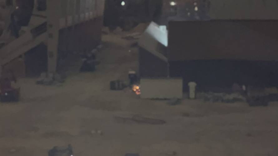 VIDEO Požar kod stadiona u Kranjčevićevoj, gorjela i fasada HNK 2: 'Tu su bili mladići...'