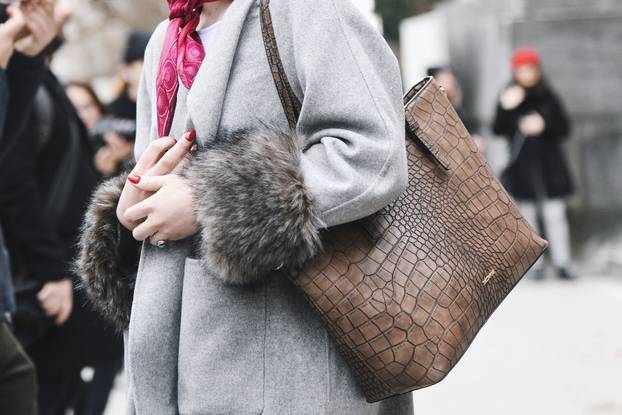 Street style, Fall Winter 2019, Paris Fashion Week, France - 28 Feb 2019