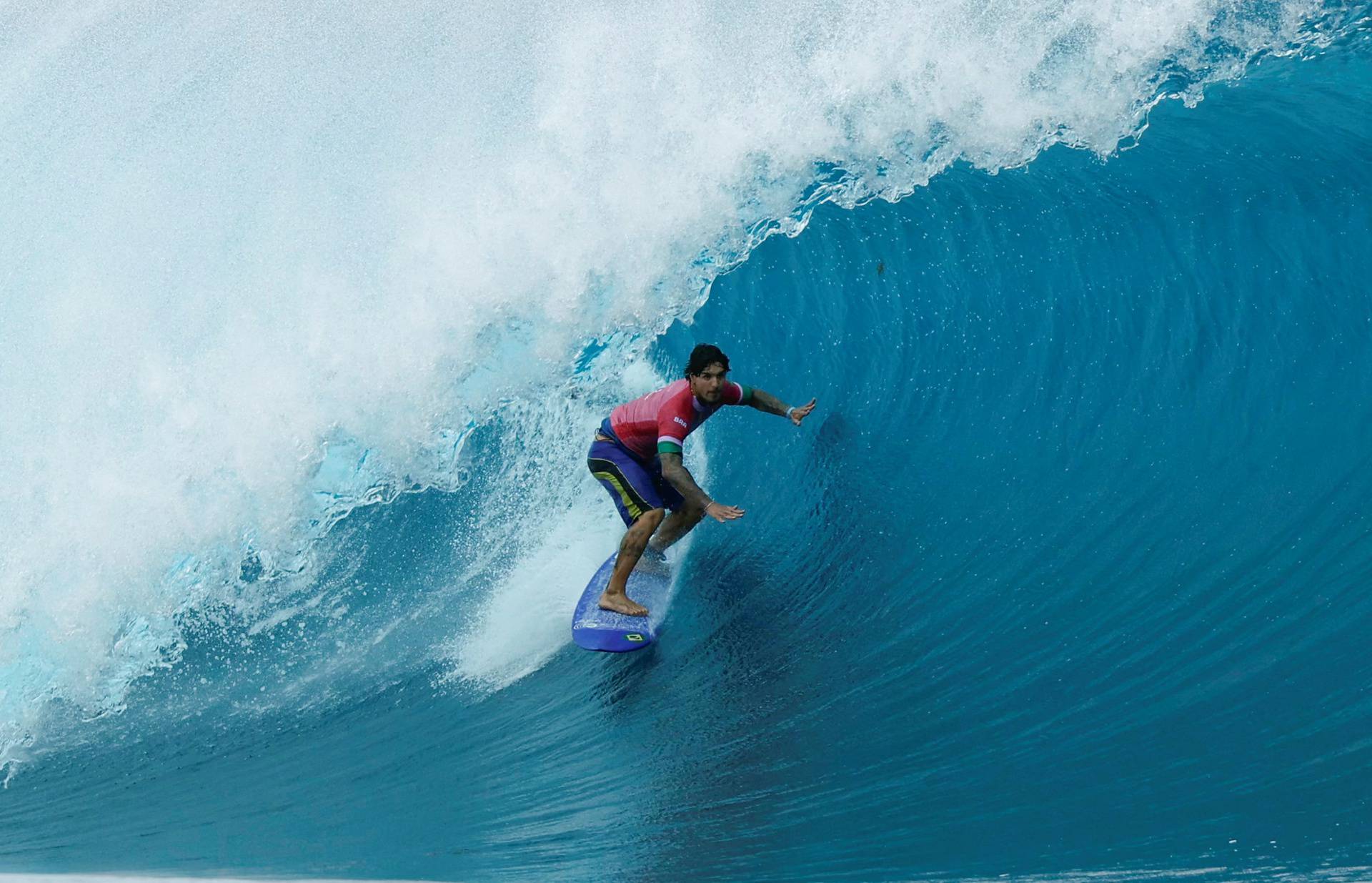 Surfing - Men's Round 3 - Heat 5