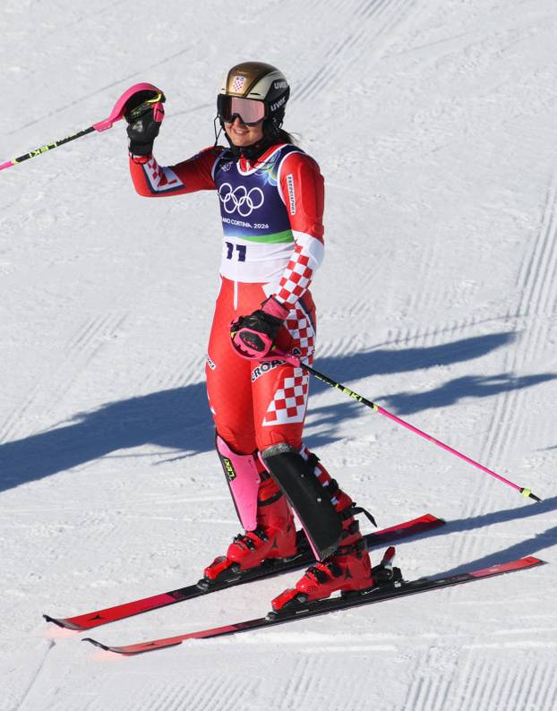 Alpine Skiing - Women's Slalom Run 1