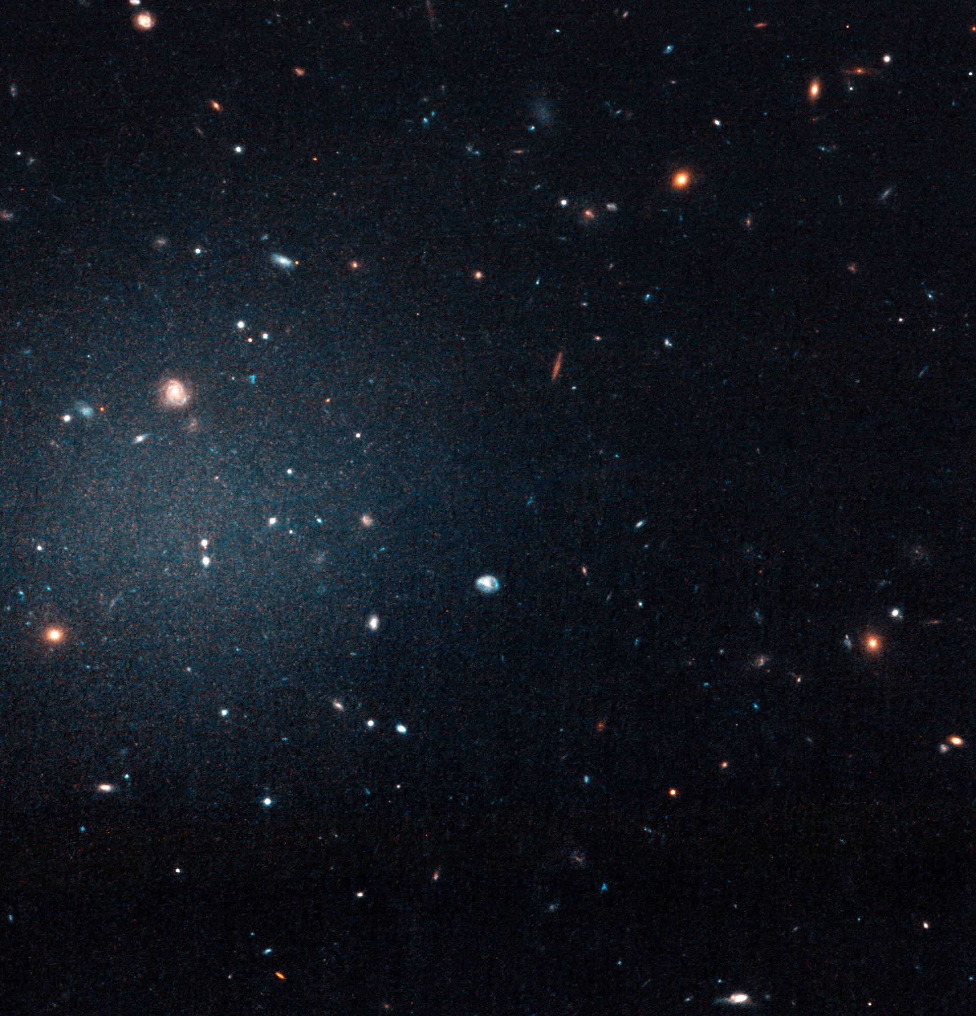 NASA handout photo of the galaxy named NGC 1052-DF2
