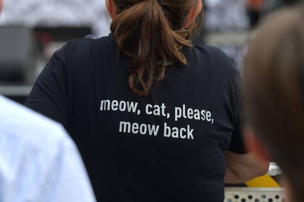 Zagreb: Pripreme za doček Baby Lasagne na Trgu bana Jelačića