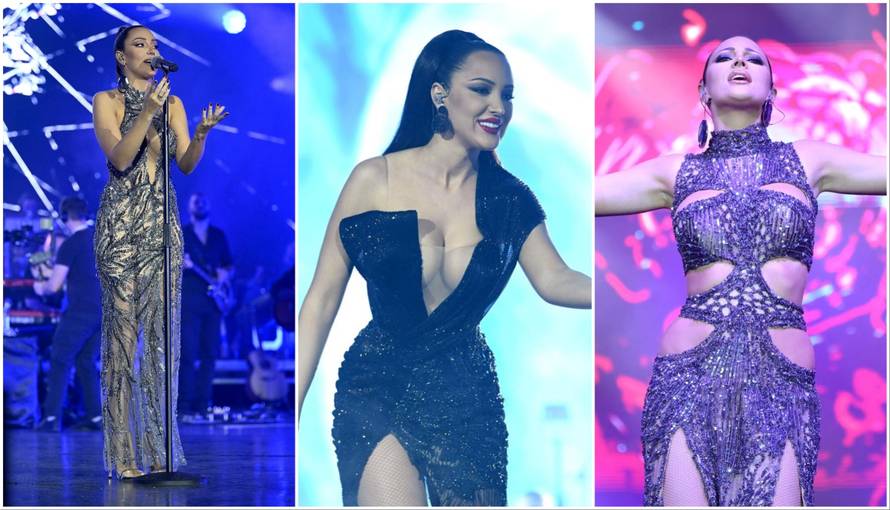 Šljokice, izrezi i luksuz. Ovo su sve kombinacije Prijovićke iz Arene: Koje su vam najbolje?