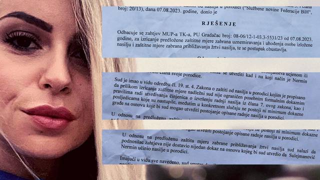 Ovim papirom presudili Nizami: Sutkinja ju je odbila zaštititi  i poslala rješenje ubojici Nerminu