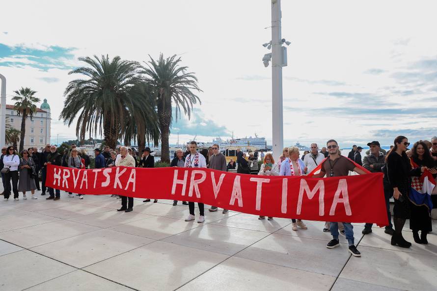 Split: Prosvjed protiv stranih radnika