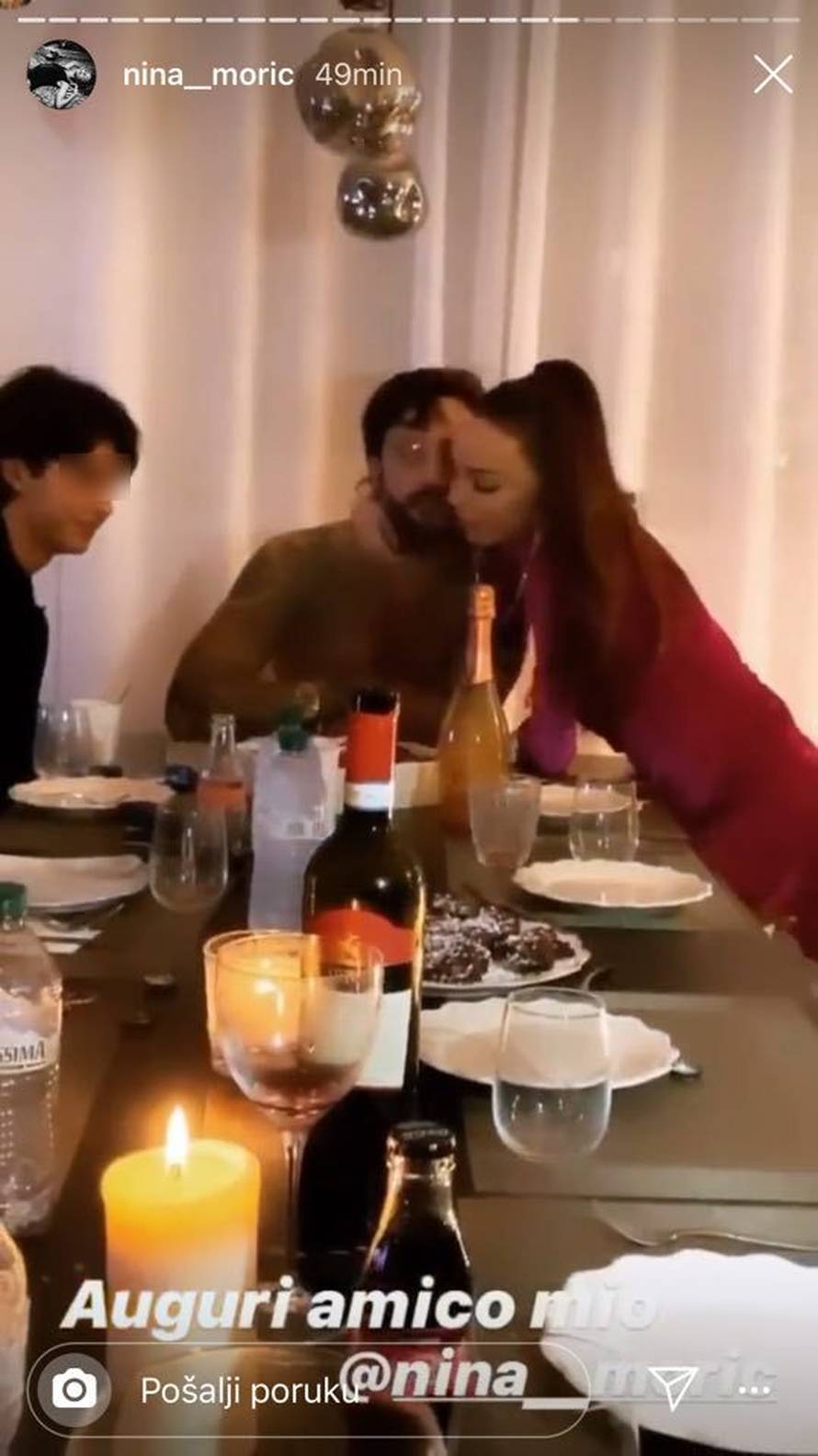 Corona party: Nina Morić ljubi bivšeg muža, dovela mu i sina