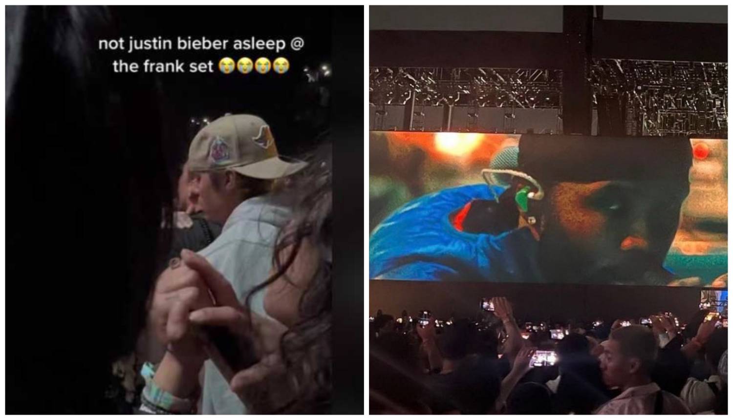 Širi se viralan video: Bieber je 'zadrijemao' na koncertu kolege