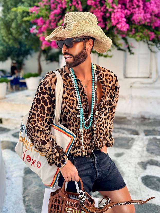 Odmor u stilu Marka Grubnića: Skupe torbice, leopard uzorci i vrela zabava na Mikonosu...