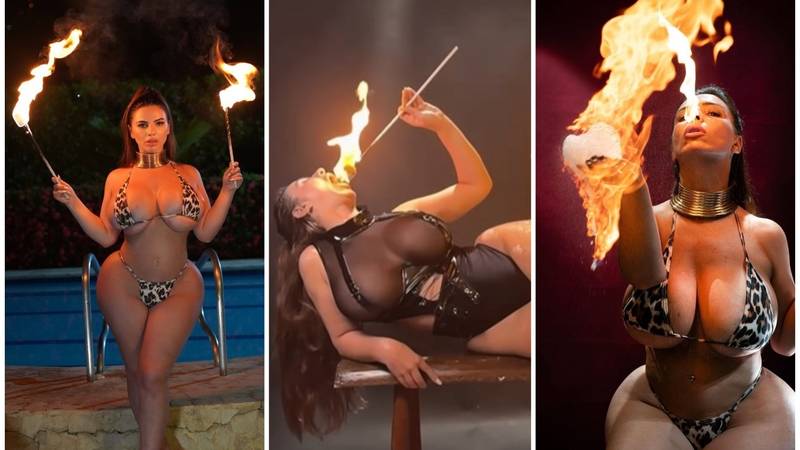 FOTO Fatalna gutačica vatre vrti muškarce oko prsta: 'Čude se da ovako seksi žena riga vatru...'