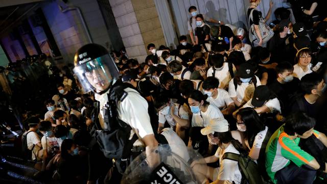 Protest to demand authorities scrap a proposed extradition bill with China, in Hong Kong