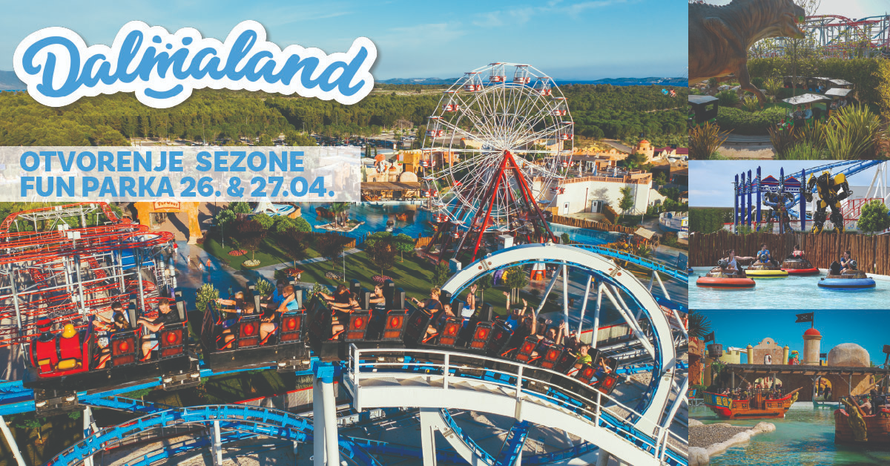 Krenite u avanture u najvećem tematskom parku u regiji! Dalmaland otvara sezonu