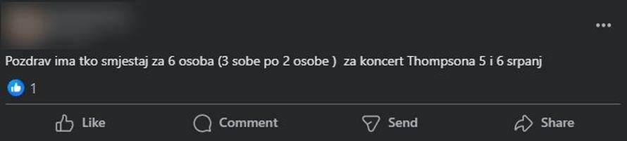 Hrvati masovno traže parking i apartmane u blizini Hipodroma zbog Thompsonovog koncerta