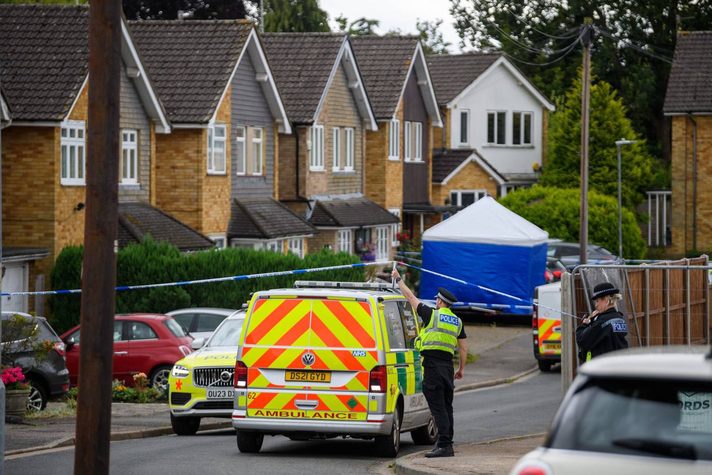 Triple murder investigation launched in Bushey,, Ashlyn Close, Bushey, Hertfordshire, UK - 10 Jul 2024