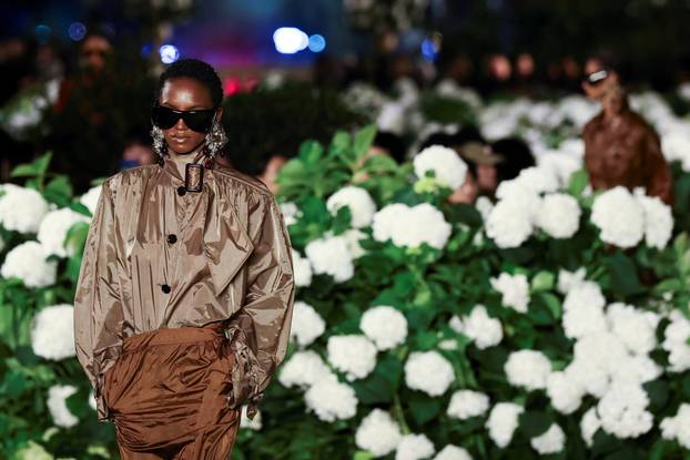 Yves Saint Laurent Womenswear Spring/Summer 2026 collection show during Paris Fashion Week