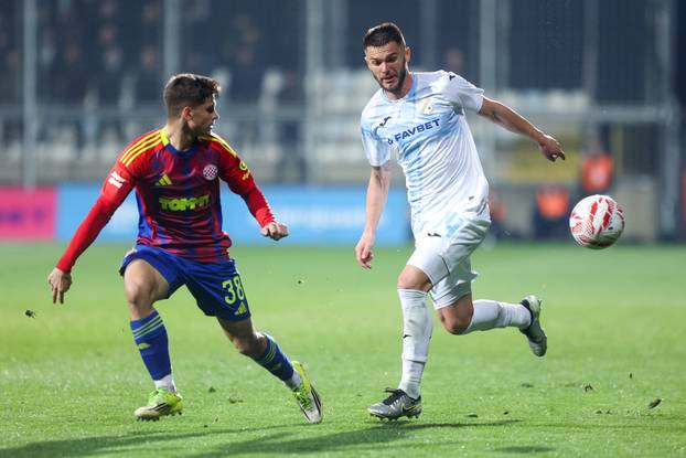 Susret Rijeke i Hajduka u četvrtfinalu Hrvatskog nogometnog kupa