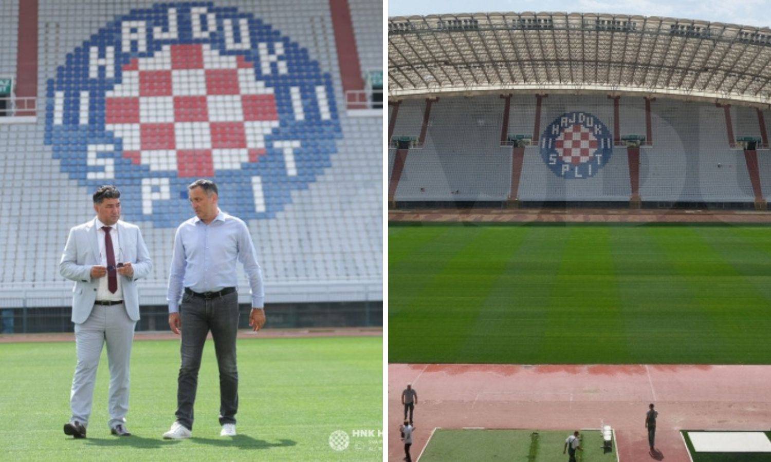 Hajduk napokon dobio hibridni travnjak: Predao ga Kustić!