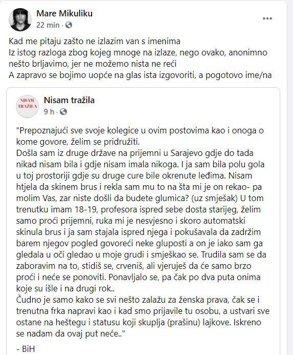 Marijana Mikulić: Misle da te mogu šlatati za dupe; Nikita: Nudio mi ulogu za 'putovanje'
