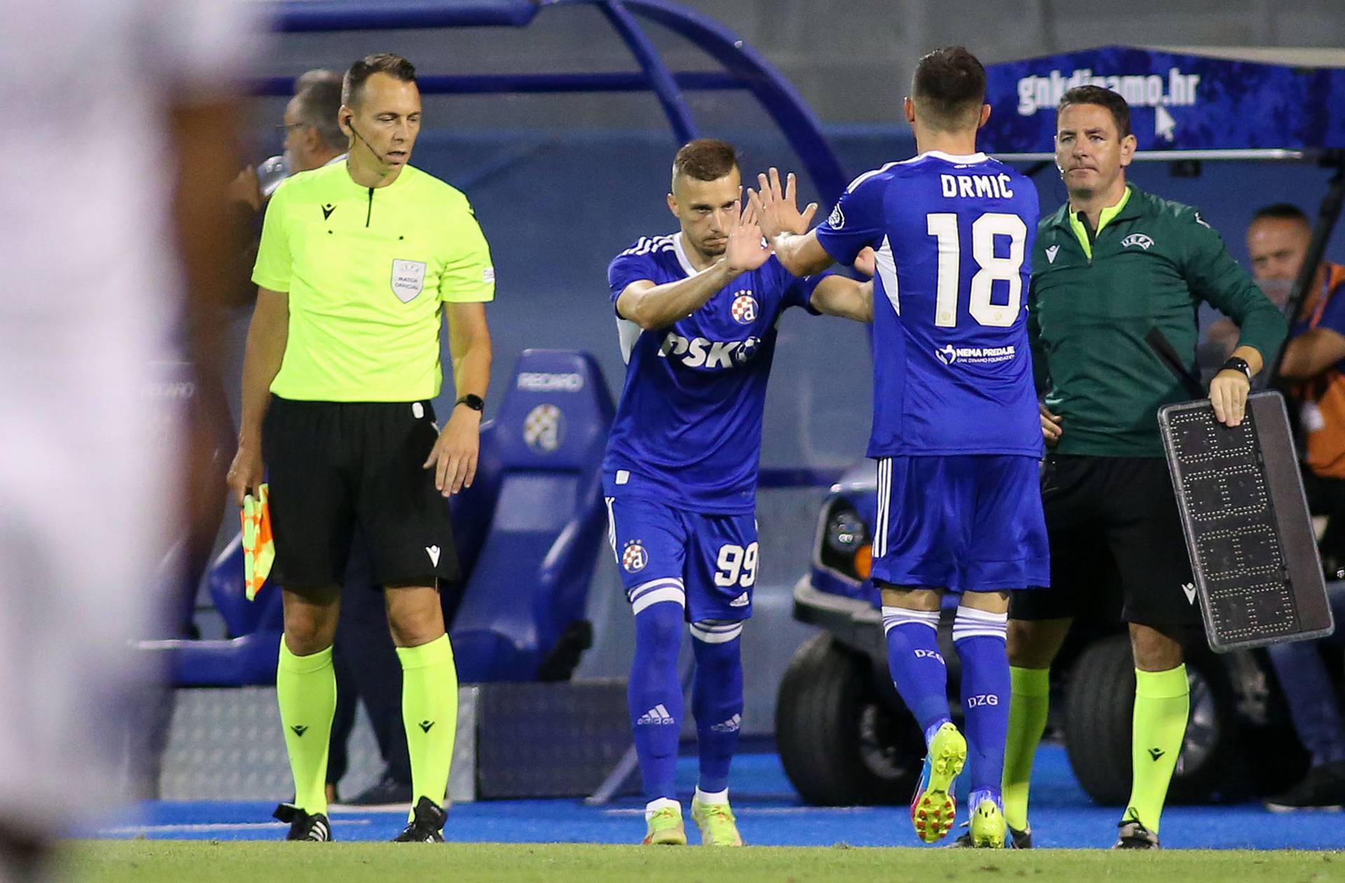 Prva utakmica 2. pretkola UEFA Lige prvaka GNK Dinamo - FC Shkupi 1927