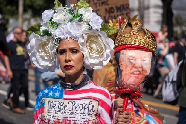 "No Kings" protest against U.S. President Donald Trump's administration policies in Los Angeles