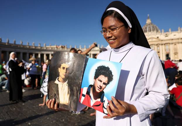 Canonisation of Carlo Acutis and Pier Giorgio Frassati, at the Vatican