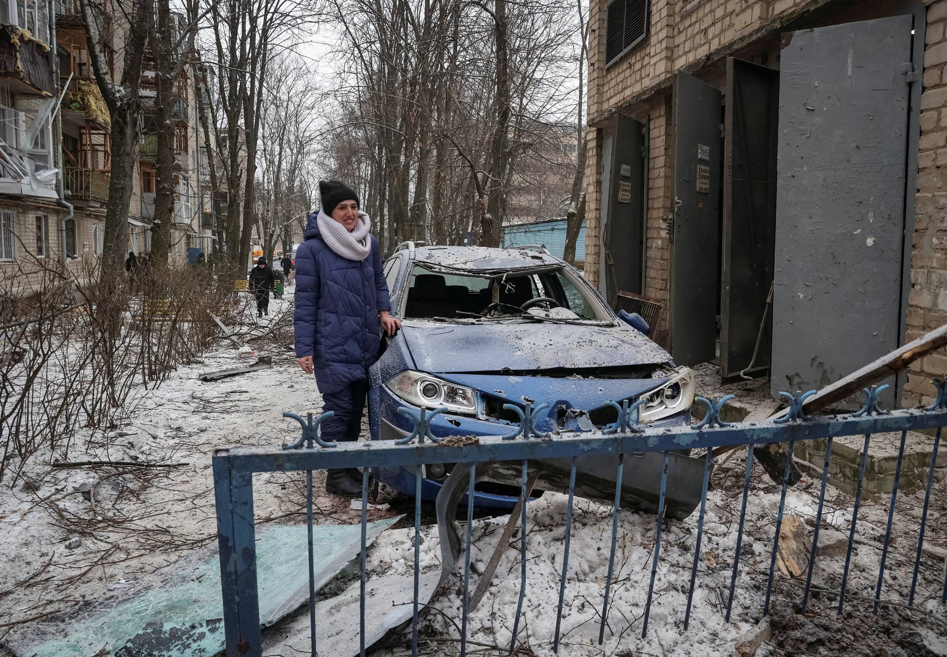 Aftermath of a Russian missile attack in Kharkiv