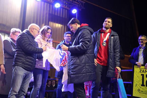 Rijeka: Doček srebrnih Tina Lučina, Filipa Glavaša i Valtera Matoševića