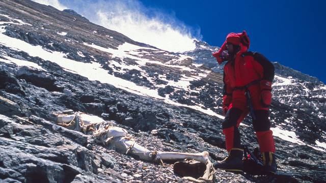 George Leigh Mallory remains as discovered on May 1 1999