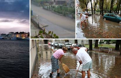 Vjetar u Istri jačine 106 km/h, poplave u Zagrebu i Karlovcu