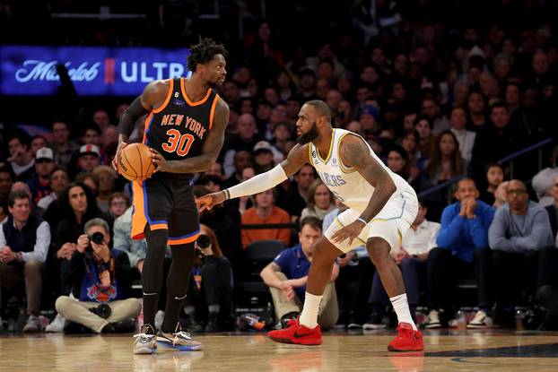 NBA: Los Angeles Lakers at New York Knicks