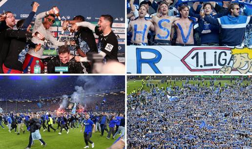 FOTO Hamburger SV vratio se u Bundesligu nakon 7 godina. Evo kako su navijači to proslavili