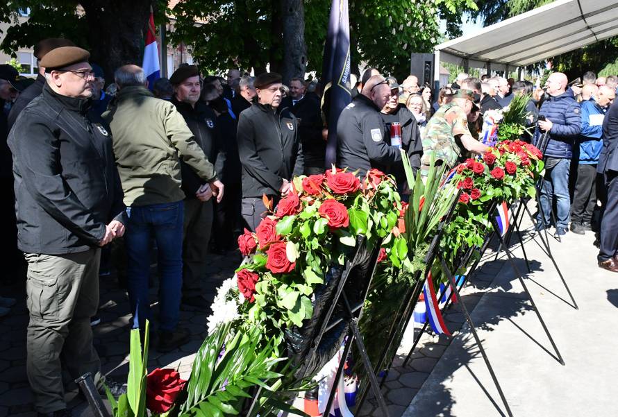 Okučani:  Obilježavanje 31. obljetnice vojno-redarstvene operacije "Bljesak"