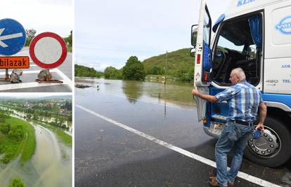 Kiša, poplave i odroni stvaraju kaos u cijeloj zemlji. Zatvorene su brojne ceste, vozite oprezno