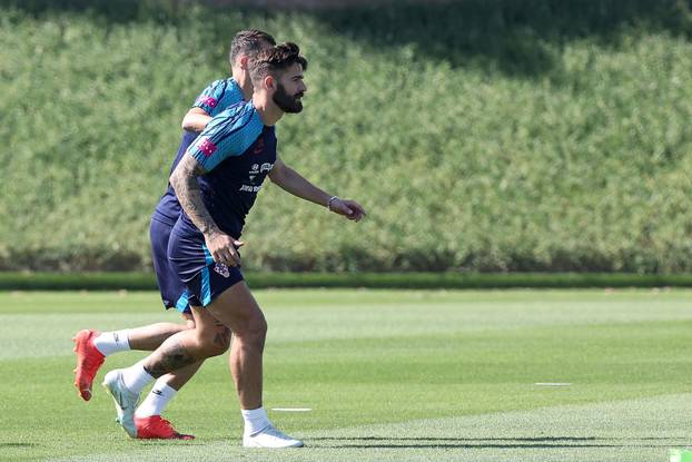 Doha: Trening hrvatske nogometne reprezentacije