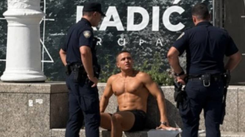 VIDEO Norveški novinar opet u akciji. Kritizirao Maksimir, sad ga zaustavila policija: 'Odo ja'