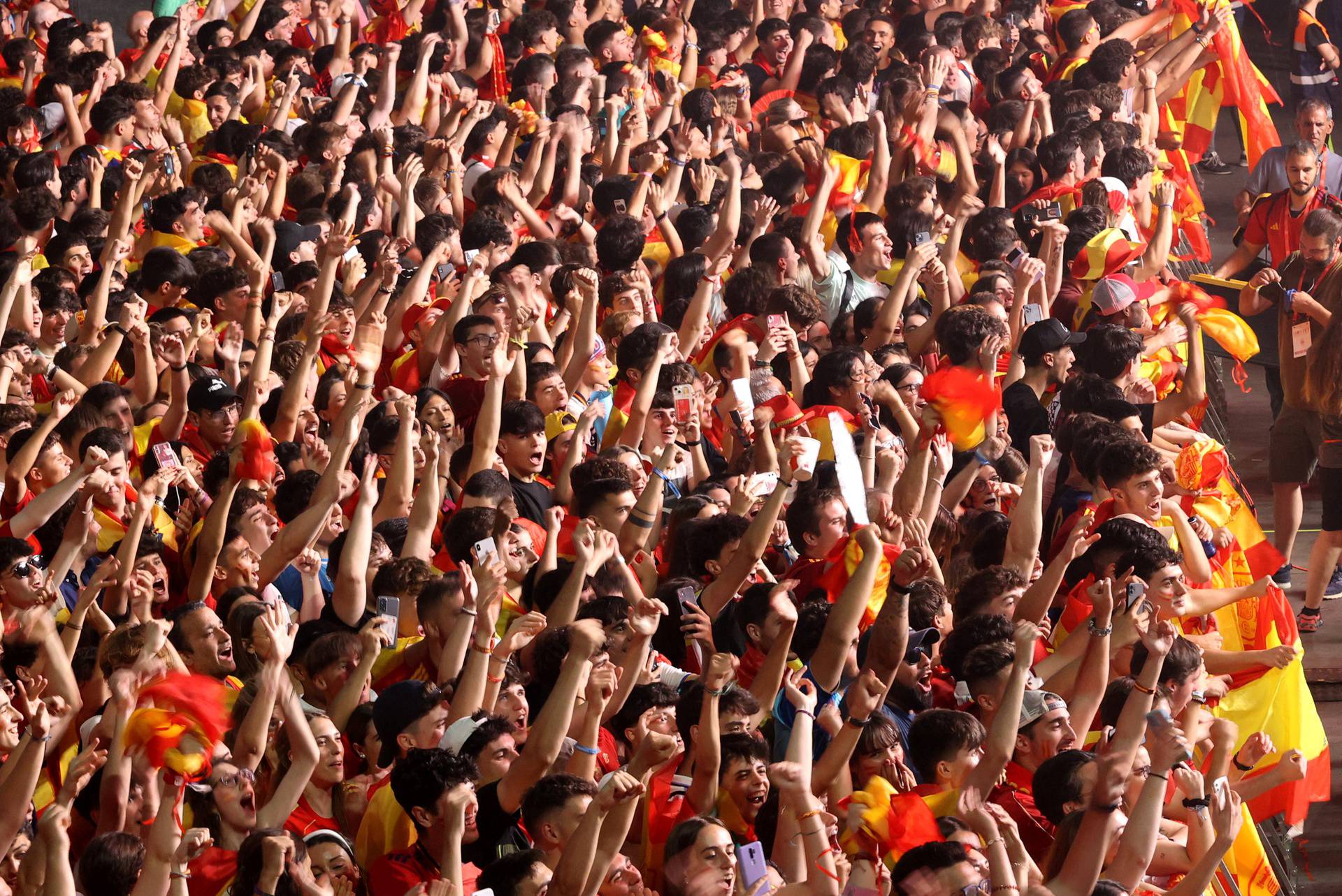 UEFA Nations League - Spain celebrate winning the UEFA Nations League