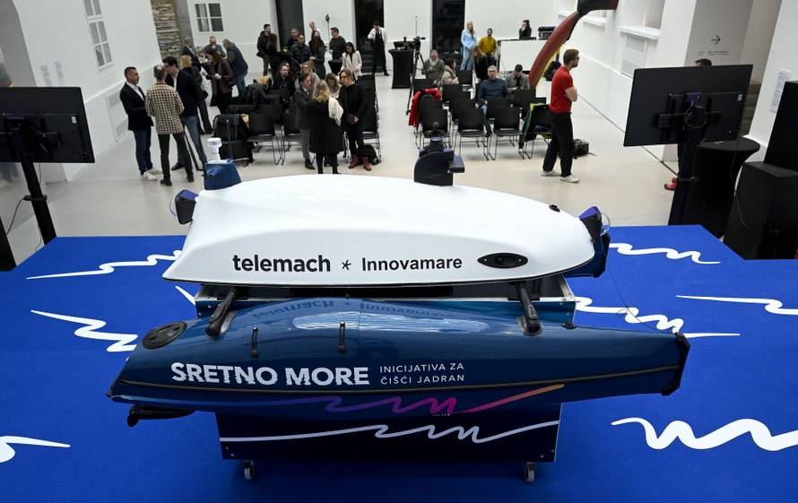 Zagreb: IRB, Telemach i DIH Innovamare predstavili plovilo koje će čistiti Jadransko more