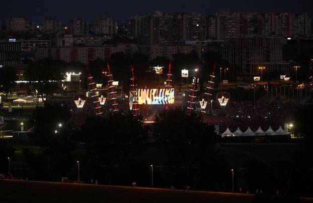 Pogled na koncert Eda Sheerana na Zagrebačkom Hipodromu