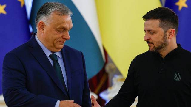 Hungary's Prime Minister Orban visits Ukraine