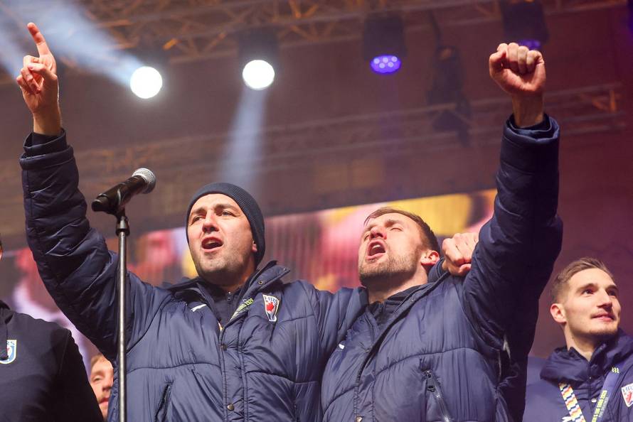 Zagreb: Svečani doček rukometnih reprezentativaca nakon osvojene bronce na Europskom prvenstvu