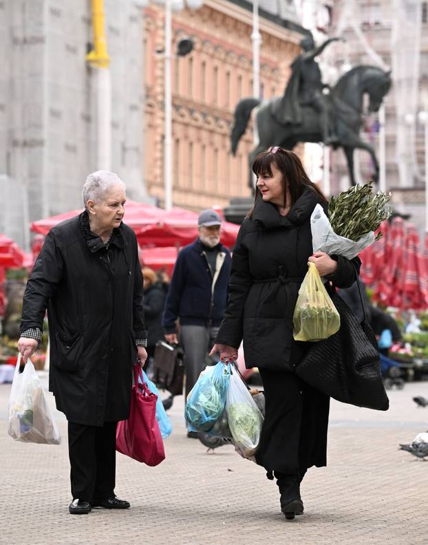 Zagreb: Prodaja maslinovih grančica uoči Cvjetnice
