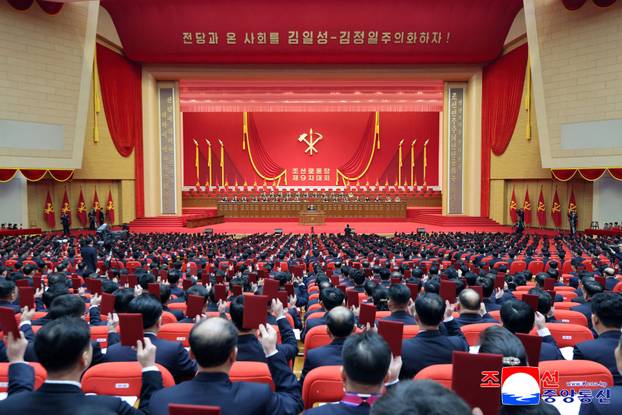 North Korean leader Kim Jong Un attends the Ninth Congress of the Workers' Party of Korea (WPK) in Pyongyang