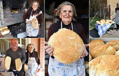 Baka Marija (84) peče kruh već 62 godine: 'Nema boljeg, cijelo selo dolazi kod mene po kruh'