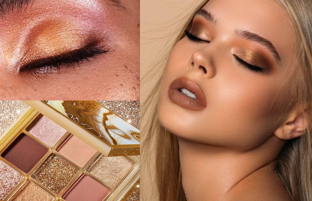 Party make-up u pet minuta: Ljepota i raskoš zlatnih sjenila