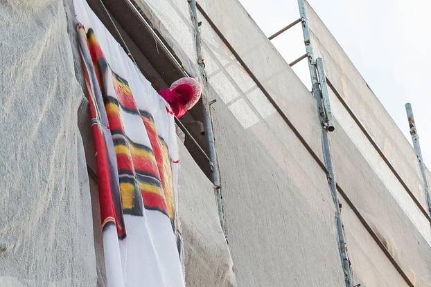 Demonstrators protest the 2026 Winter Olympics in Milan